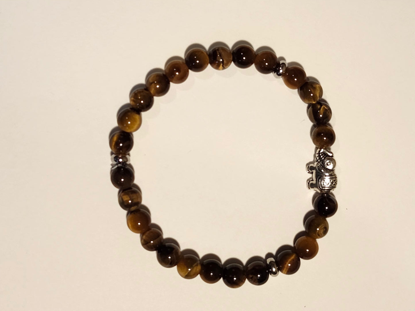 Tiger's Eye Elephant Bracelet