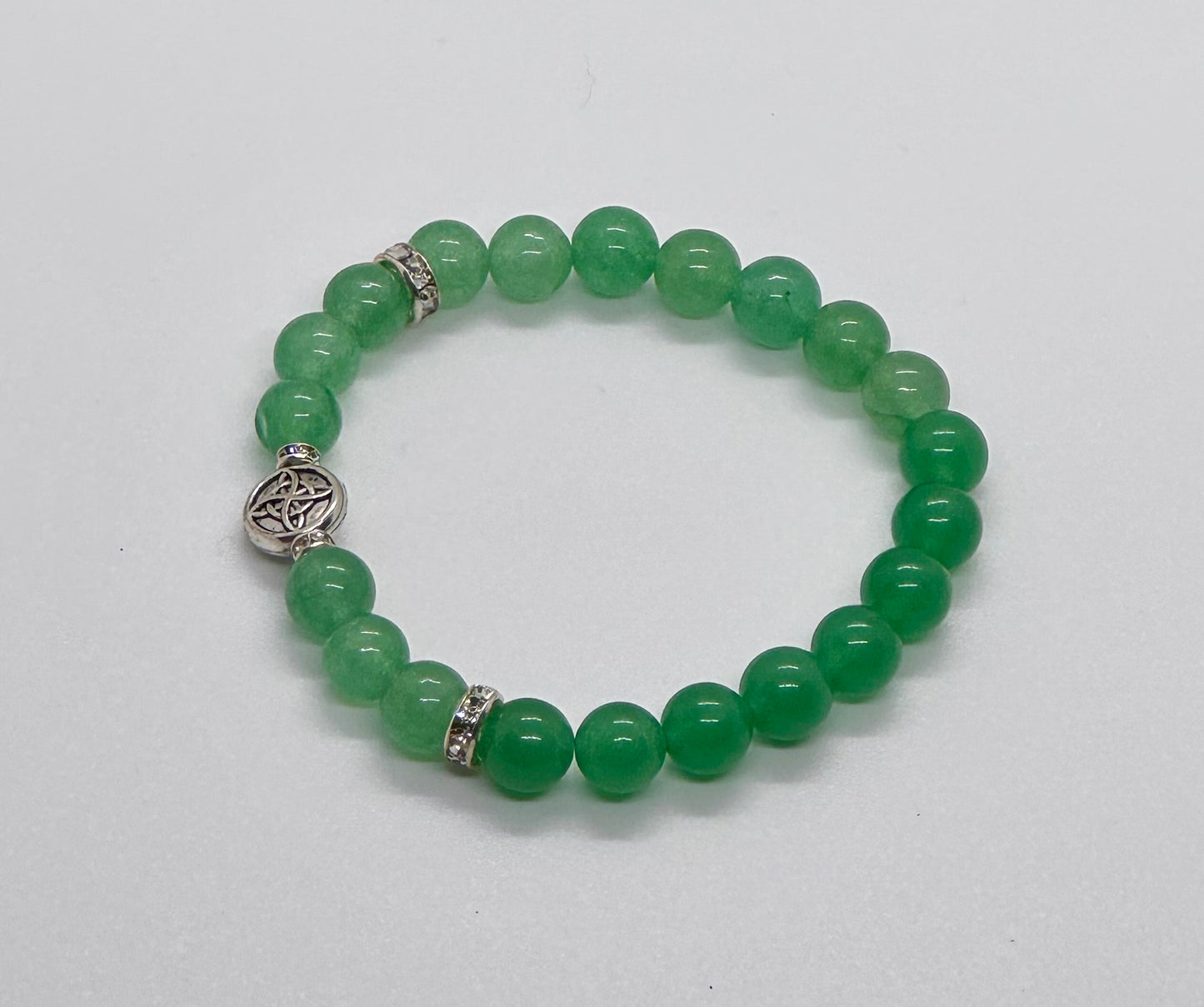 Green Aventurine Celtic Knot Bracelet